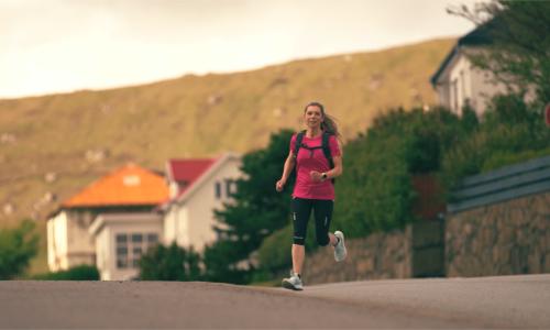løb i naturen på Færøerne